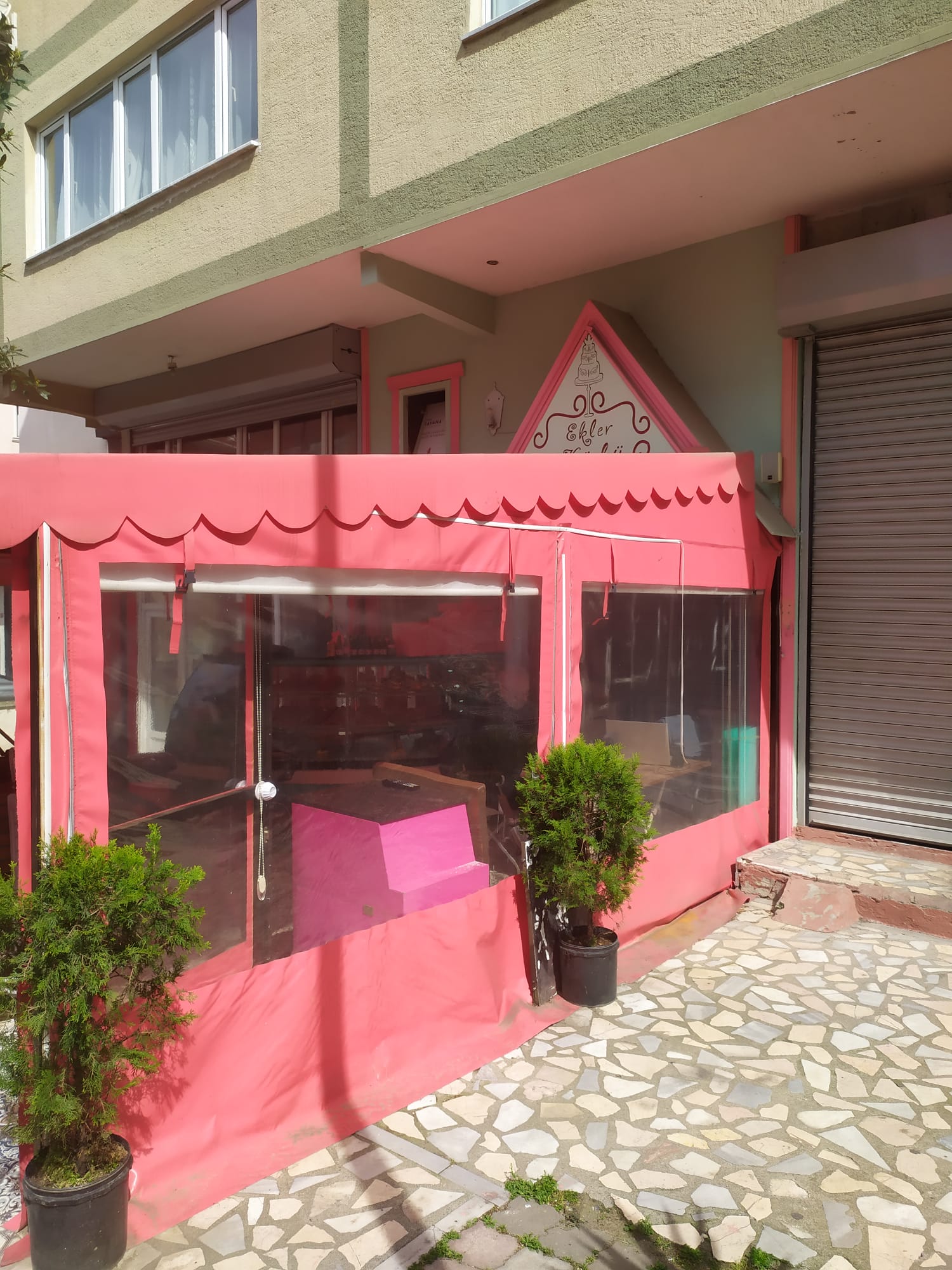 Fermuarlı Şeffaf Kapama