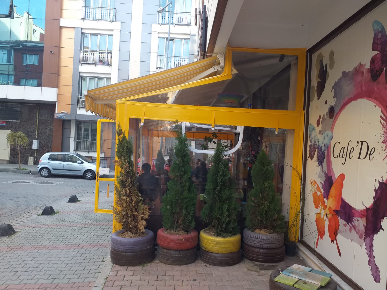 Tente Altına Şeffaf Kapama